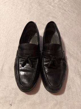 Oakton Classics Black Leather Tassel Loafers - Classic Men’s Dress Shoes